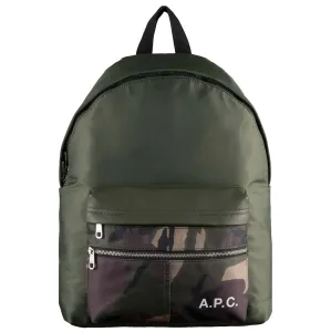 A.P.C Men's Canvas Backpack Khaki ONE Size