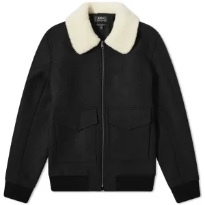 A.P.C Men's Wool Jacket Black XL