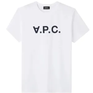 A.P.C Men's V.P.C Logo T-shirt White L