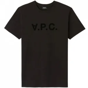 A.P.C Men's VPC Logo T-Shirt Black - S BLACK