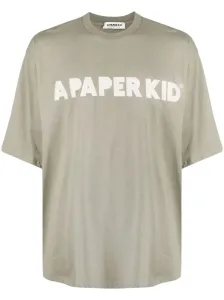 A PAPER KID - Cotton T-shirt With Logo #1181636