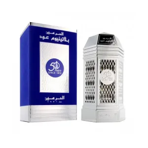 Al Haramain - 50 Years Platinum Oud : Eau De Parfum Spray 3.4 Oz / 100 ml