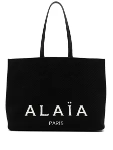 ALAÃA - Logo Shopping Bag