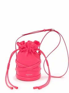 ALEXANDER MCQUEEN - The Curve Soft Leather Bucket Bag #821946