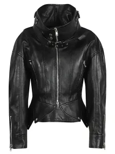 ALEXANDER MCQUEEN - Leather Biker Jacket #1157906