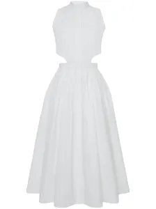 ALEXANDER MCQUEEN - Organic Cotton Midi Dress
