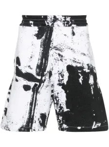 ALEXANDER MCQUEEN - Printed Organic Cotton Shorts #1275757