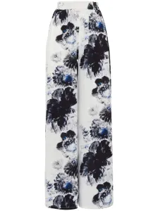 ALEXANDER MCQUEEN - Printed Silk Trousers #1235635