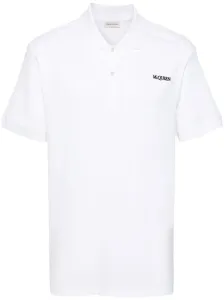 ALEXANDER MCQUEEN - Logo Organic Cotton Polo Shirt #1275727