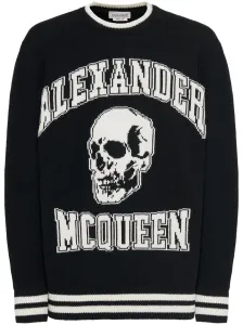 ALEXANDER MCQUEEN - Logo Organic Cotton Sweatshirt #1147886