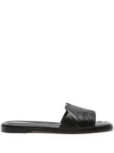 ALEXANDER MCQUEEN - Seal Leather Flat Sandals #1280130