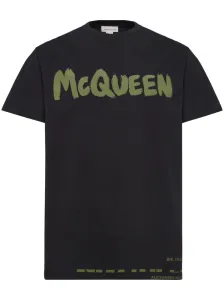 ALEXANDER MCQUEEN - Graffiti Cotton T-shirt #1235541