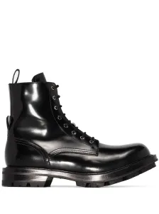 ALEXANDER MCQUEEN - Worker Leather Boots #32909