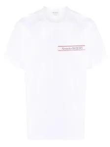 White T-shirts Alexander McQueen