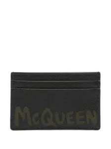 ALEXANDER MCQUEEN - Logo Leather Credit Card Case #1235688