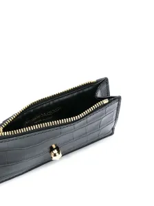 ALEXANDER MCQUEEN - Skull Zipped Leather Credit Card Case #1136887
