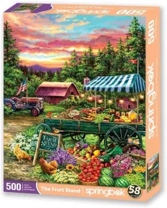 Fruit Stand 500 Piece Puzzle