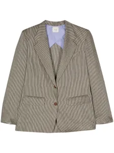 ALYSI - Striped Single-breasted Jacket #1268835