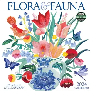 Flora and Fauna 2024 Wall Calendar
