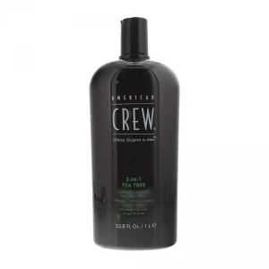 American Crew - 3-in-1 tea tree shampooing, soin et gel douche : Shower gel 1000 ml