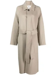 AMI PARIS - Cashmere And Wool Blend Coat #1129953