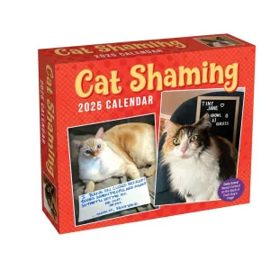 Cat Shaming 2025 Desk Calendar