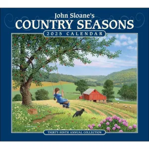 Country Seasons 2025 Wall Calendar by John Sloane