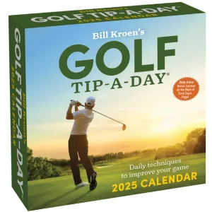 Golf Tip a Day 2025 Desk Calendar