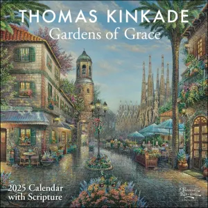 Kinkade Gardens of Grace 2025 Wall Calendar