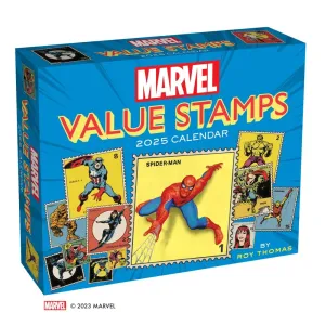 Marvel Stamps 2025 Desk Calendar