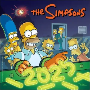 Simpsons 2025 Wall Calendar