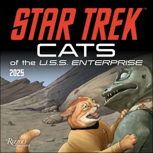 Star Trek Cats 2025 Wall Calendar