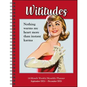 Wititudes 2025 16-Month Planner
