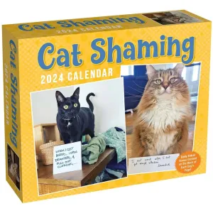 Cat Shaming 2024 Desk Calendar