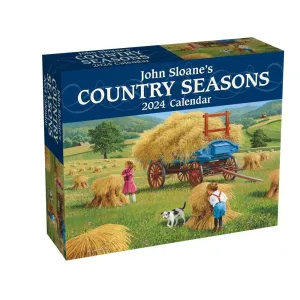 Country Seasons 2024 Desk Calendar