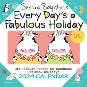 Every Days a Fabulous Holiday 2024 Wall Calendar