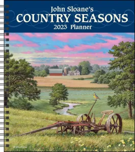 John Sloanes Country Seasons 12-Month 2023 MonthlyWeekly Planner Calendar