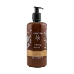 ApivitaRoyal Honey Creamy Shower Gel With Essential Oils - Ecopack 500ml/16.9oz