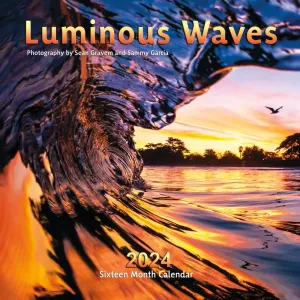 Luminous Waves 2024 Wall Calendar