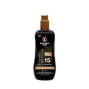Australian Gold - Spray gel sunscreen Instant bronzer : Sun protection 3.4 Oz / 100 ml #1119610