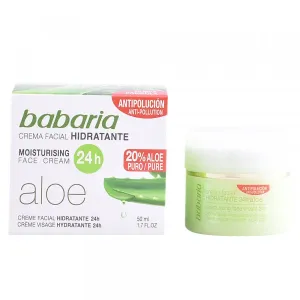 Babaria - Aloe Crème Visage Hydratante : Moisturising and nourishing care 1.7 Oz / 50 ml