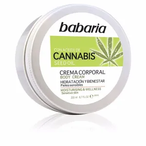 Babaria - Cannabis seed Oil body Cream moisturising & wellness : Moisturising and nourishing 6.8 Oz / 200 ml