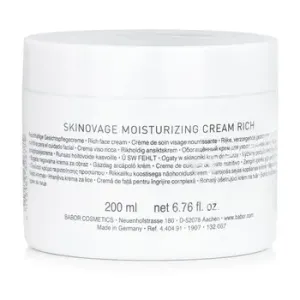BaborSkinovage Moisturizing Cream Rich (Salon Size) 200ml/6.7oz