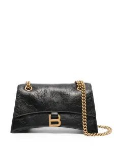 BALENCIAGA - Crush Chain Leather Shoulder Bag