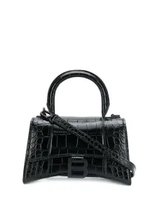 BALENCIAGA - Hourglass Small Leather Top-handle Bag #1146758
