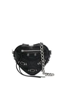 BALENCIAGA - Le Cagole Heart Leather Mini Bag #1263189