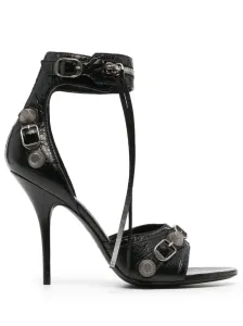 BALENCIAGA - Le Cagole Leather Heel Sandals #1124053