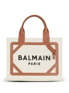 BALMAIN - B-army Small Canvas Shopping Bag #824511
