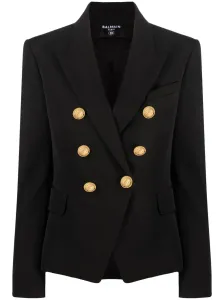 BALMAIN - Double-breasted Wool Jacket #1144348