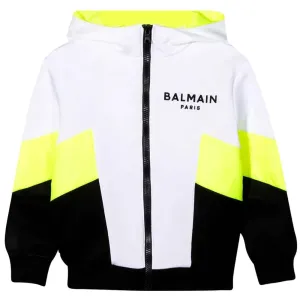 Balmain Boys Logo Jacket White 8Y